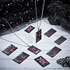 24Pcs 6 Style Printed Opaque Acrylic Pendants SACR-SC0001-13-4