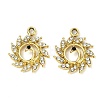 Animal Theme UV Plating Alloy Crystal Rhinestone Pendants ALRI-T012-07H-G-1