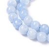 Natural White Jade Beads Strands X-G-I222-8mm-02-3