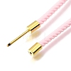 3MM Round Nylon Milan Cord Necklaces Making NJEW-H091-01G-29-3