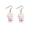 Resin Food Model Dangle Earrings PW-WG50B0B-01-5