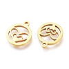 Valentine's Day Ion Plating(IP) 201 Stainless Steel Charms STAS-A047-16G-2