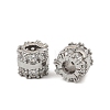 Brass Micro Pave Cubic Zirconia Beads KK-K374-22P-2