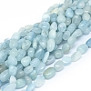 Natural Aquamarine Beads Strands G-D0004-A02-04-1