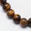 Buddhist Jewelry Mala Beads Bracelets Natural Tiger Eye Stretch Bracelets X-BJEW-M007-6mm-01A-2