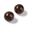 Natural Mahogany Obsidian No Hole Sphere Beads G-K353-04D-24-2