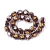Handmade Gold & Silver Foil Glass Beads FOIL-Q003-01H-2