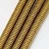 Electroplate Non-magnetic Synthetic Hematite Beads Strands G-J164B-2mm-07-1