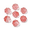 Cherry Quartz Glass Carved Beads GG-CBA02C4-03B-1