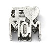 Mother's Day Tibetan Style Alloy European Beads FIND-G113-08AS-06-1