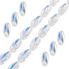 1Strand Electroplate Transparent Glass Beads Strands EGLA-TADJ0001-20B-3