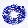 Electroplate Glass Beads Strands LS-EGLA-T013-05B-2