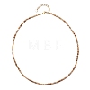 Natural Mixed Gemstone Faceted Rondelle Beaded Necklaces for Women NJEW-JN06286-4