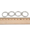 Brass Micro Pave Cubic Zirconia Plain Band Finger Rings for Women RJEW-P160-01I-P-6
