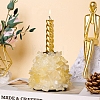 Natural Citrine Candle Holders PW-WG32462-03-1