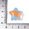 Printed Transparent Acrylic Beads OACR-N161-07B-3