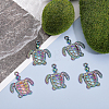Plated Alloy Pendants FIND-CA0008-28-4