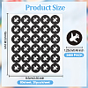 Customized Round Dot PVC Decorative Stickers DIY-WH0423-011-2