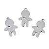 Non-Tarnish 201 Stainless Steel Pendants STAS-T044-268P-1