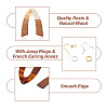 DIY V-shape Dangle Earrings Making Kit DIY-BY0001-42-5