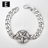 Punk & Viking 304 Stainless Steel Link Bracelets FS-WG44D5C-07-1