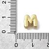 Brass Micro Pave Cubic Zirconia Letter Pendants KK-D295-32G-13-3