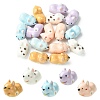 15Pcs 5 Colors Handmade Porcelain Beads PORC-CJ0001-57-1