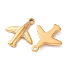 304 Stainless Steel Pendants STAS-I330-063G-2