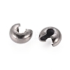 Iron Crimp Beads Covers LS-IFIN-H028-NFB-NF-2