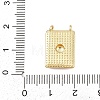 Brass Enamel Pendants KK-L251-01G-D-4