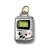 Printing 304 Stainless Steel Pendants LS-STAS-K304-08B-G-1