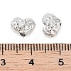 Brass Micro Pave Clear Cubic Zirconia Beads KK-Z059-05P-3