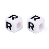 Opaque Acrylic Beads SACR-N020-04A-R-3
