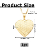 304 Stainless Steel Heart Locket Pendant Necklaces for Photo NJEW-WH0020-97B-2