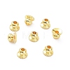 Apetalous Brass Bead Caps KK-K086-20G-2