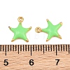 Brass Enamel Pendants KK-CBA3642-03G-05-3