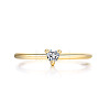 Brass Micro Pave Cubic Zirconia Finger Rings for Women FS-WG4BC3F-01-1