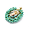 Rack Plating Brass Charms KK-M082-01H-3