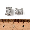 Brass Micro Pave Cubic Zirconia Beads KK-K374-21P-3