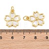 Brass with White Shell Pendants CU-CBA9482-04G-03-3