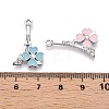 Rack Plating Alloy Rhinestone Pendants FIND-N005-25P-4