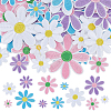60Pcs 12 Styles Computerized Embroidery Polyester Iron on/Sew on Patches DIY-ME0003-09-1