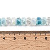 Ombre Effect Electroplate Glass Beads EGLA-F168-01-4