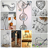 5 Rolls 5 Styles Copper Jewelry Craft Wire CWIR-SC0001-08-5