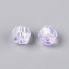Transparent Spray Painted Glass Beads LS-EGLA-N018-4mm-02-3