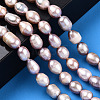 Natural Cultured Freshwater Pearl Beads Strands PEAR-N012-08M-6