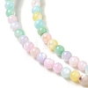 Ice Cream Color Dyed Natural Freshwater Shell Beads Strands SHEL-G018-01A-3