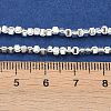 Electroplated Synthetic Non-Magnetic Hematite Beads Strands G-U003-14B-4