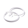 Alloy Big Hoop Earrings for Women EJEW-M201-01F-2