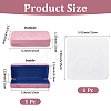 1Pc Rectangle Iron & Velvet Eyeglass Cases AJEW-CN0007-35A-2